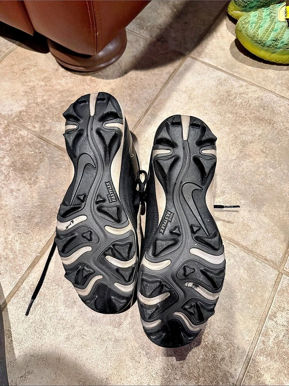 Nike Nike Vapor Shark 3 Football Cleats Black & White US 9.5